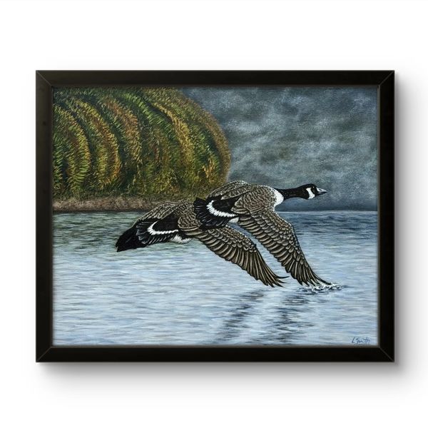 "Twin Flight"
Acrylic on Canvas, Varnished, Framed
11 x 14"