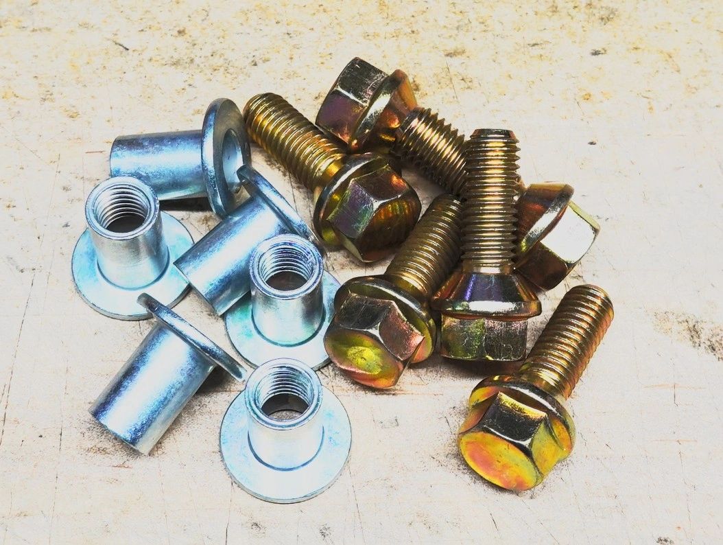 Jeep YJ TJ 87-02 Hardware Grade 8 Yellow Zinc Crossmember Skid Plate Bolts For Jeep Wrangler YJ TJ 1987-2002 - Replacement Hardware Jeep Tj Parts Used - Foto 5