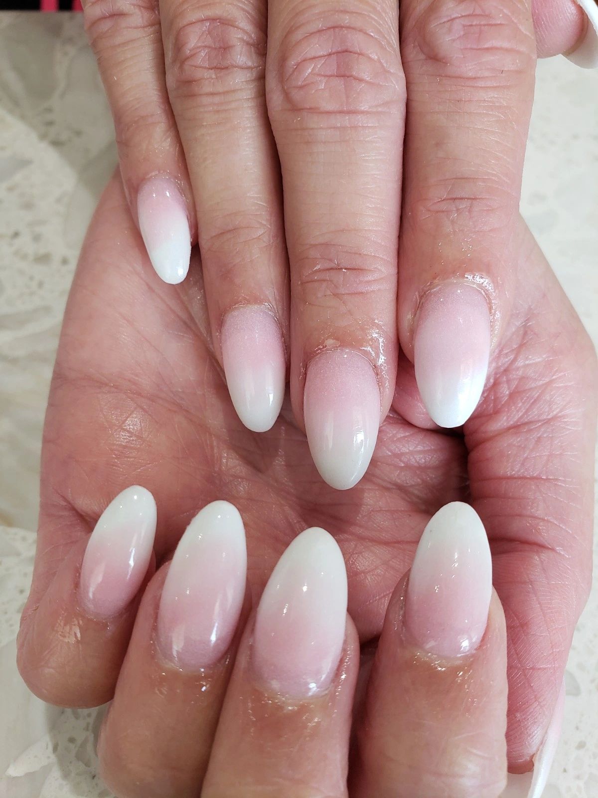 Pink & White Ombre Newset