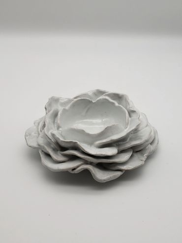 ceramic leaf bowl