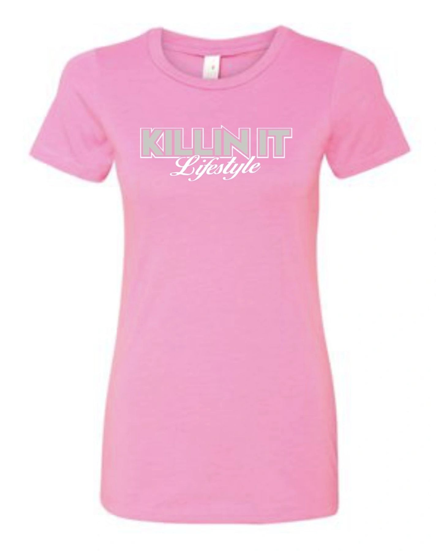 Women's Next Level Shirt Pink)