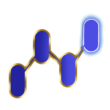 Connected capsule nodes symbolising milestones and life achievements