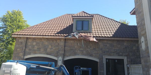 Full custom home done in masonry stone in windsor 