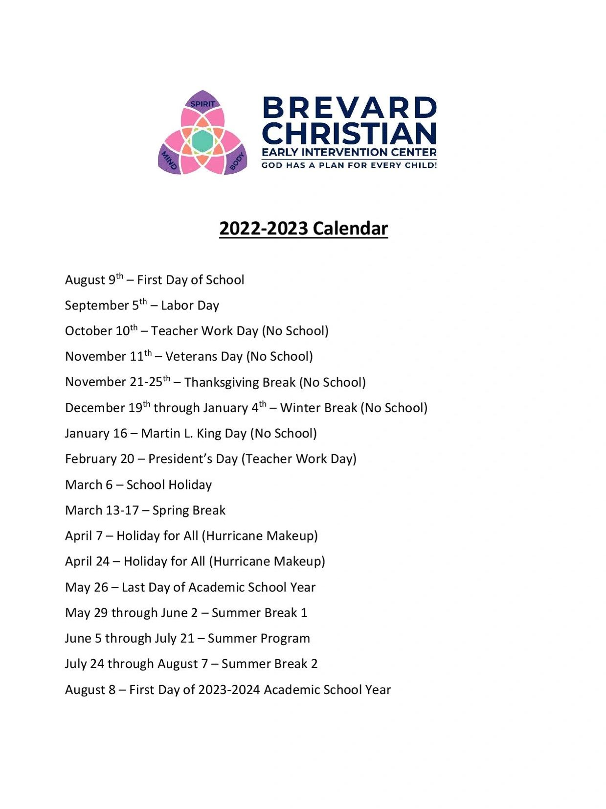 Calendar