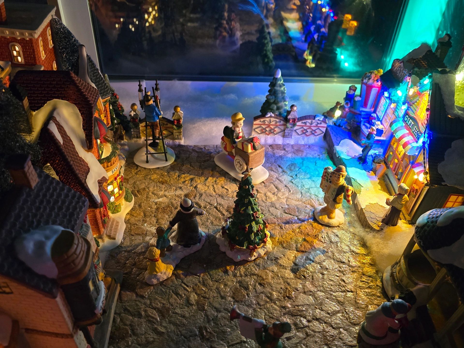 Christmas 2024 - Front Window display.  Come by Youtube to see a full video.