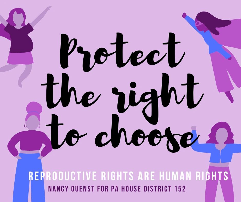 Protect the right to choose. Reproductive Rights are Human Rights