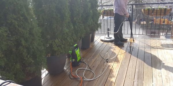 power washing