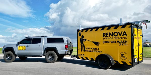 pressure washing rig