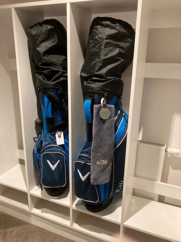 Storage area including golf club storage