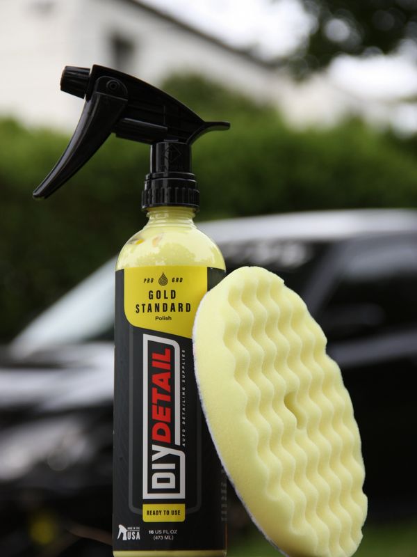 Polish and polishing pad used for paint correction 