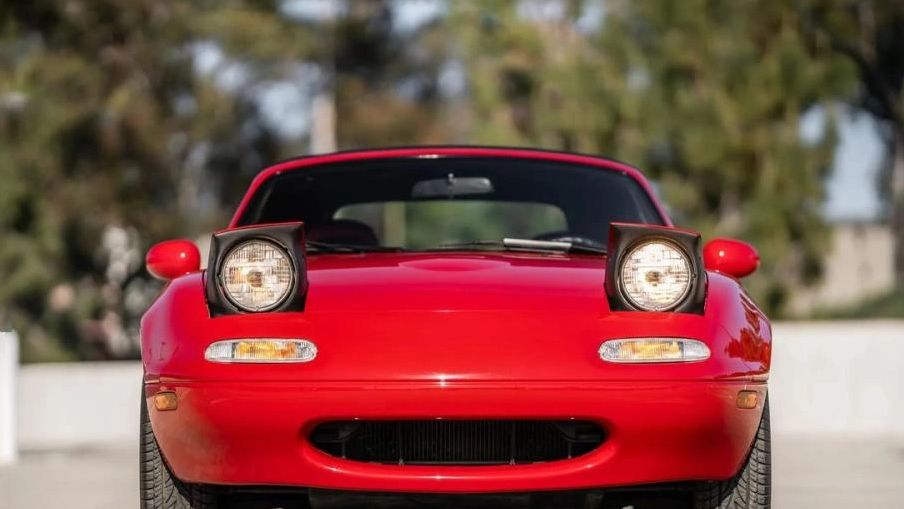 Mazda MX-5 after an interior and exterior detail 