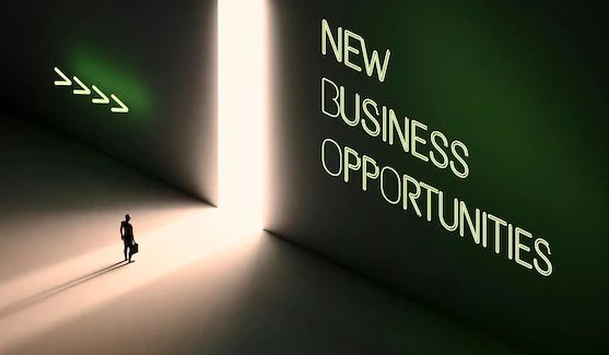 New Business opportunities, a business idea, road to success and success awaiting