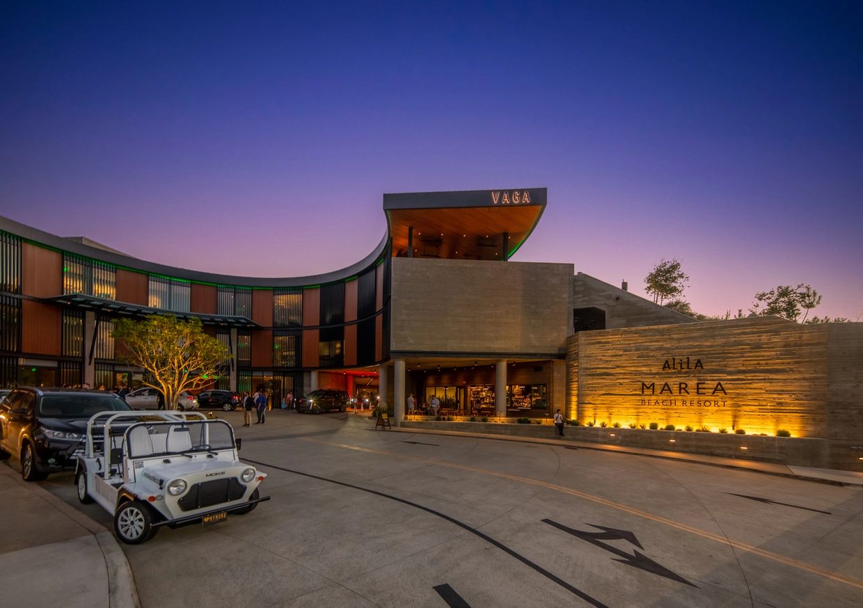 Alila Marea Beach Resort Encinitas California Leucadia Moke Car