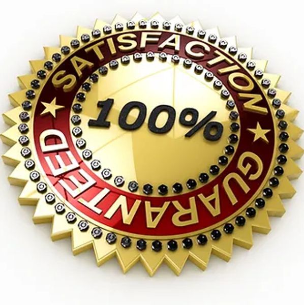 Satisfaction Guarantee, we work hard to beat your expectations
