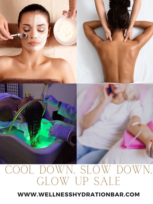 Spa and wellness treatments promoting relaxation and care.