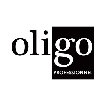 Oligo Professionnel logo with black and white design.