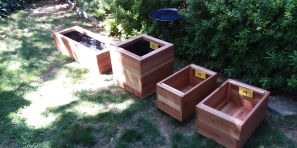 Redwood Planter Boxes Available for Sale