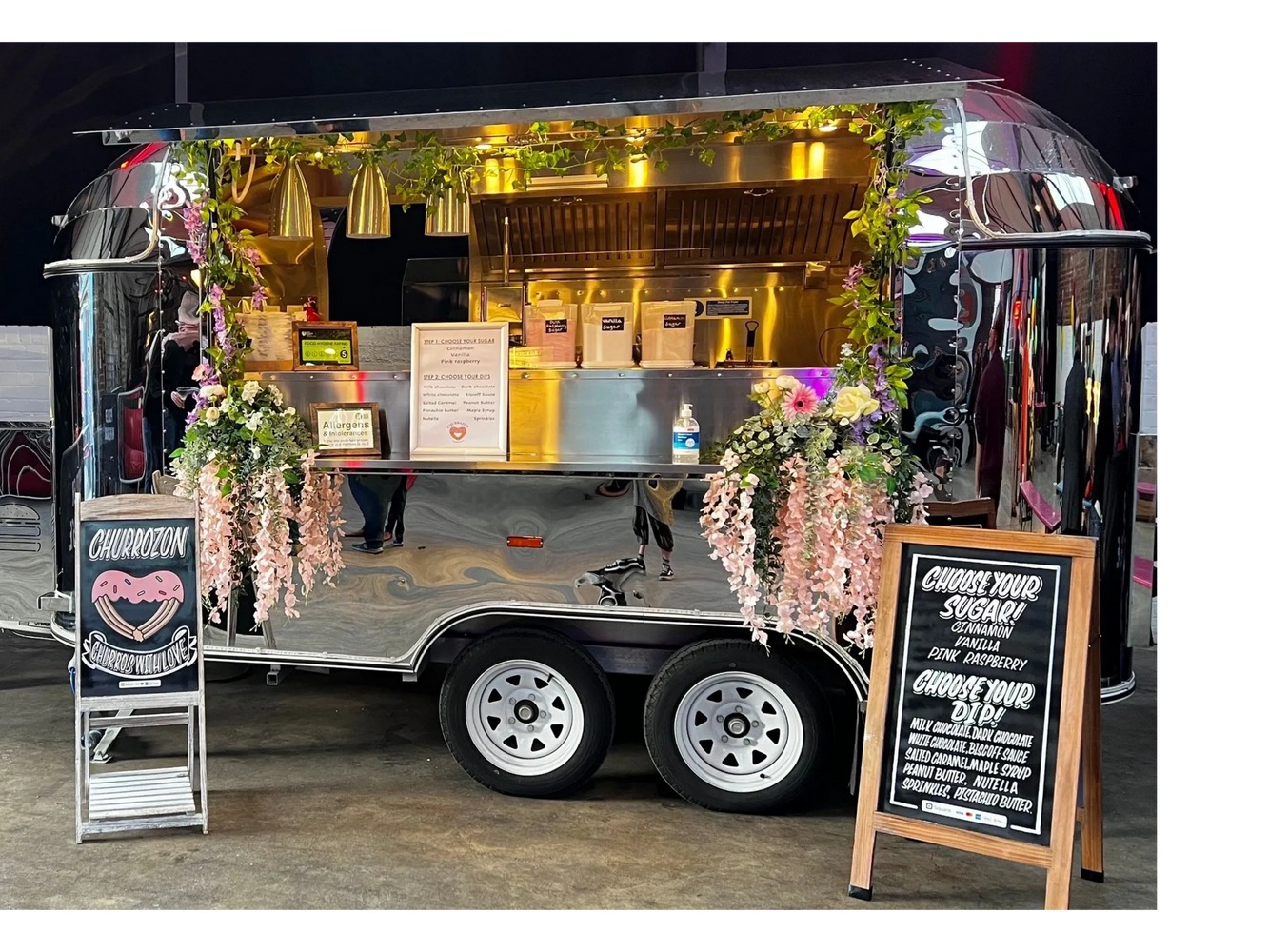 Airstream Trailer Serving Churros