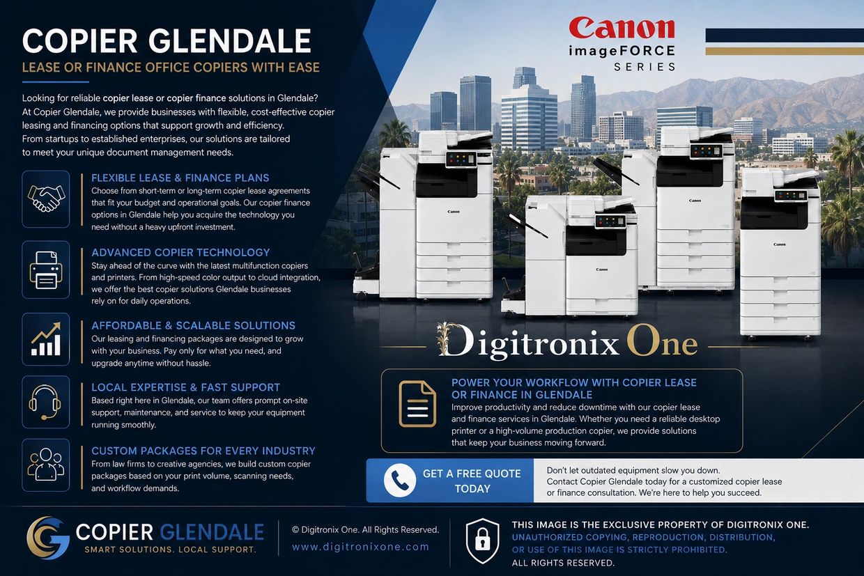 Copier Lease Glendale.