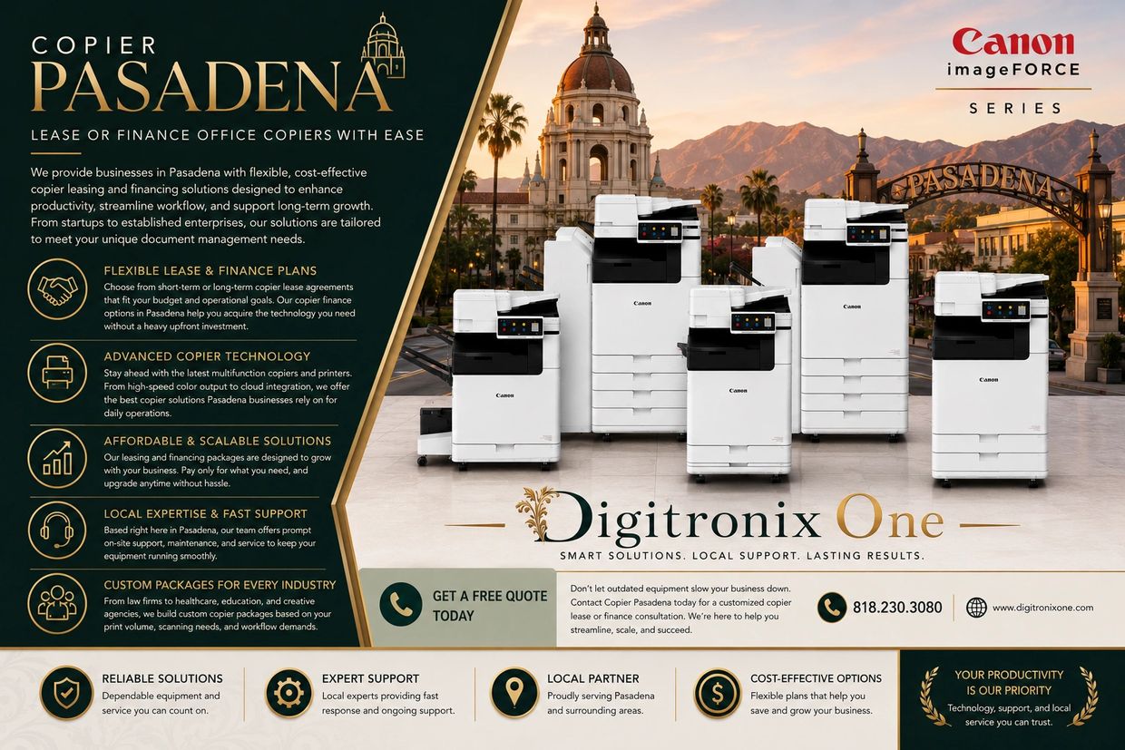 Copier Lease Pasadena