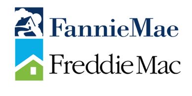Fannie Mae and Freddie Mac logos.