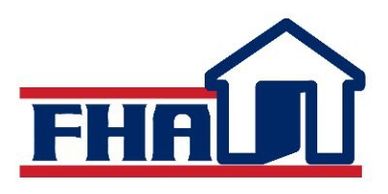 Logo depicting a house with FHA letters.