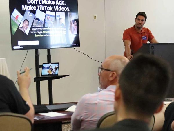 Ryan Copacia presenting at the Dealer Profitability Summit