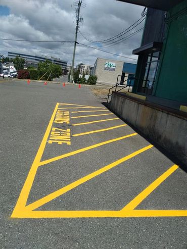 Loading Zone Traffic Marking Paint Victoria BC