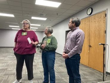 Nick Kline accepting the $1100 check for the Goodwill Youth Center in Hagerstown 