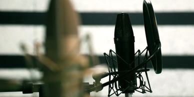 Shure KSM32/SL and Neumann U87 microphones
