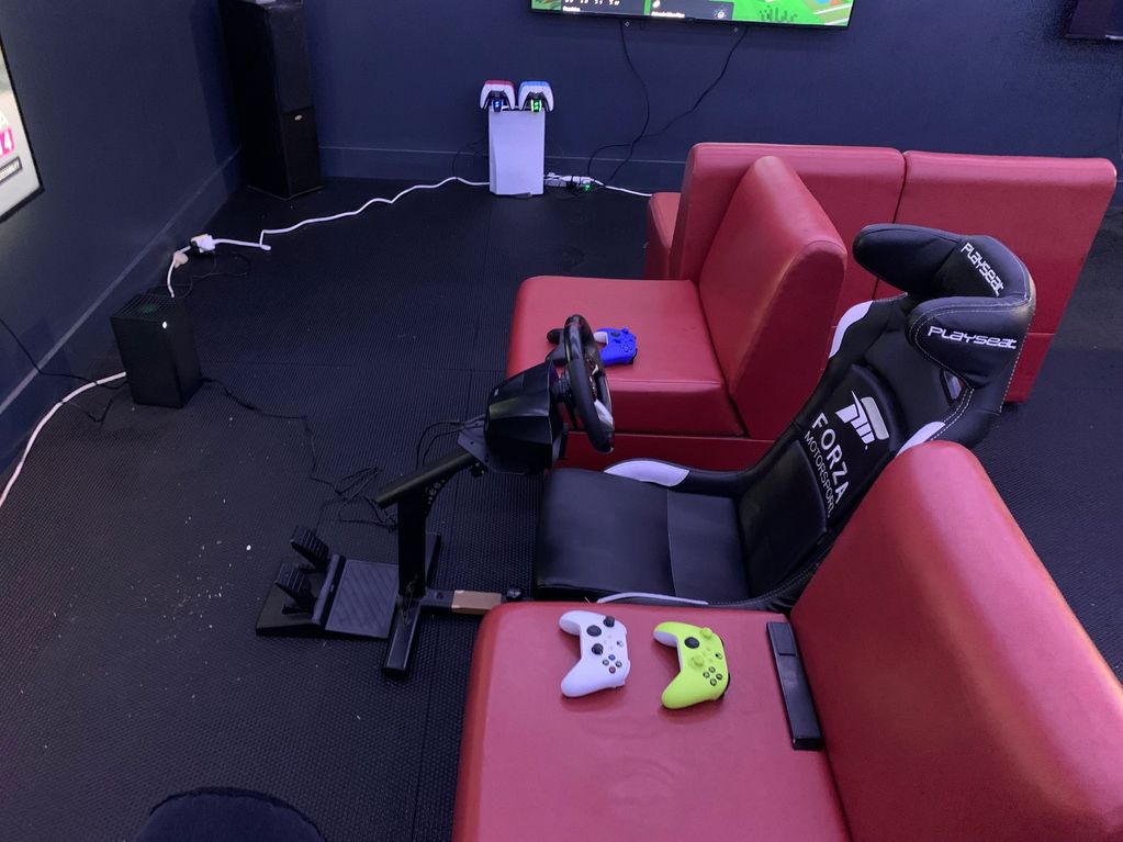 Gaming Room Driving Simulator