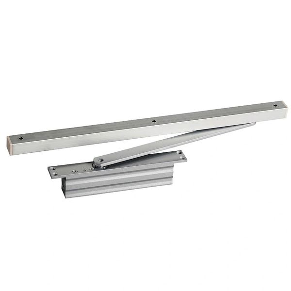 Concealed door closer
Design square
Colour silver 
