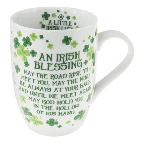 Irish Blessing Mug Celtic Design Capacity 400 ml/14 fl oz Tea Cup