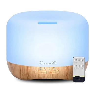 Homeweeks 300ml Essential Oil Diffuser, Quiet Aromatherapy Mist Diffusers for Essential Oils
