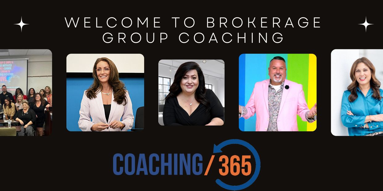 Group coaching for brokerage professionals with diverse coaches.