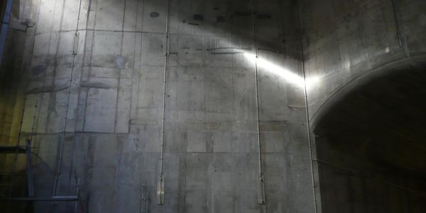 Cathodic protection of cooling water intake in a nuclear power plant.