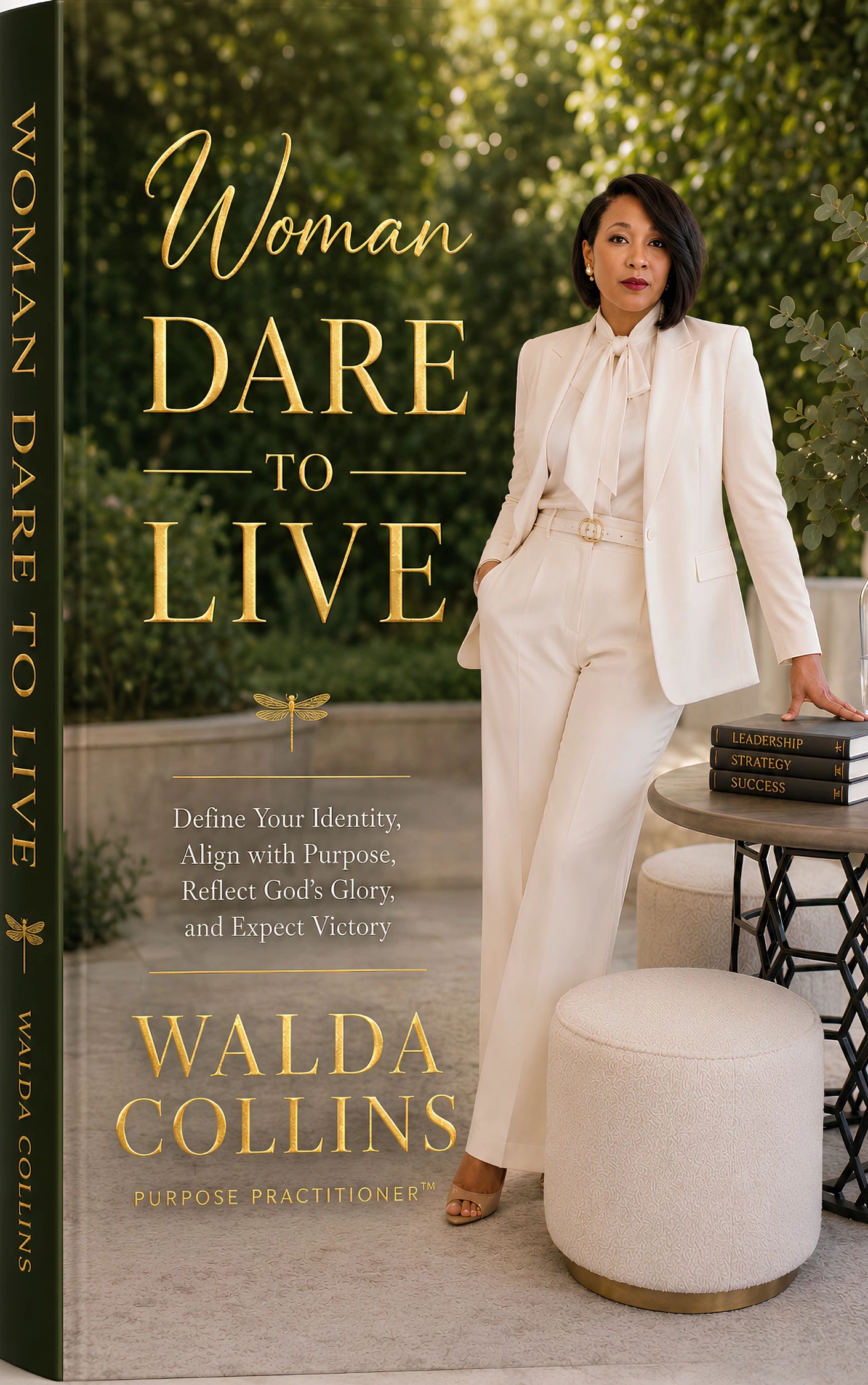 Book cover for Woman Dare to Live by Walda Collins.