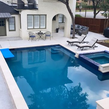 Dream backyard living pools and patios by Park Avenue, financing available. 