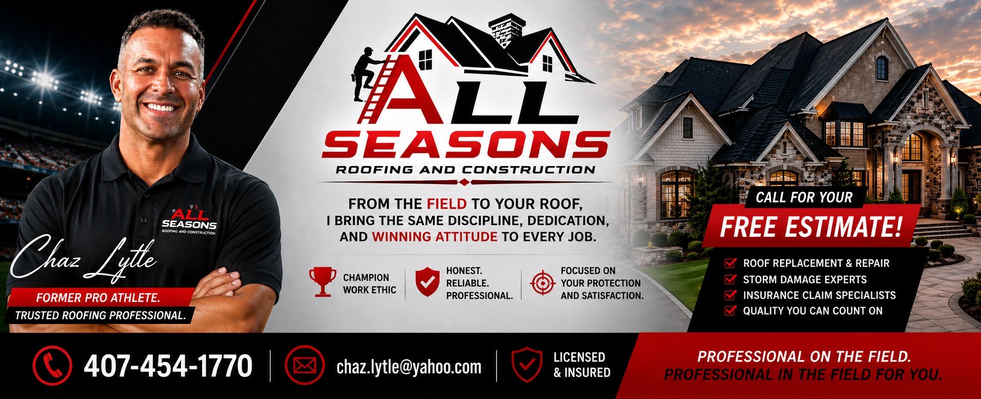 Chaz Lytle, All Seasons Roofing and Repairs LLC