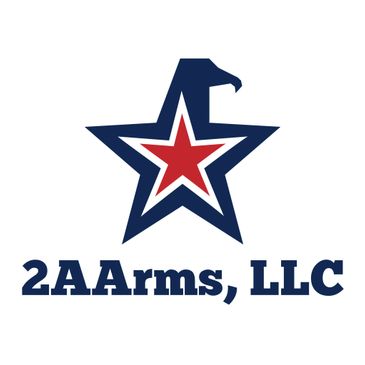 Logo of 2A Arms, LLC featuring a stylized star and eagle design.