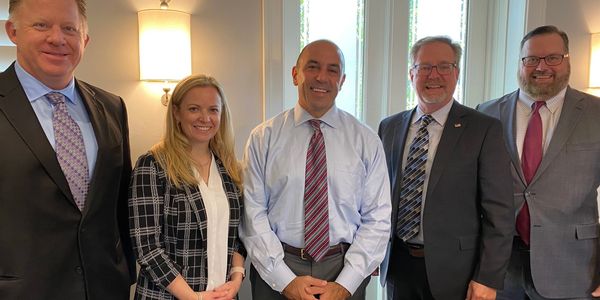 Curt Macysyn, as NSTA executive director, meets with Congressman Jimmy Panetta (CA-19).