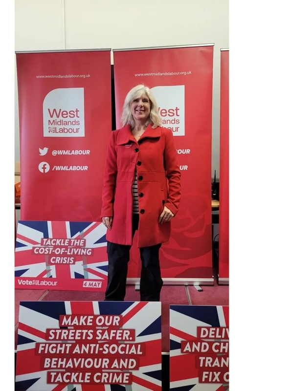 Allison Gardner Stoke South MP during the Labour campaign
