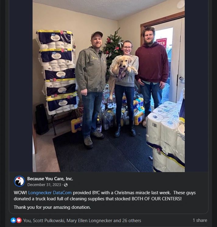 Because you care charity