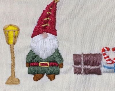 Embroidered Christmas Gnome