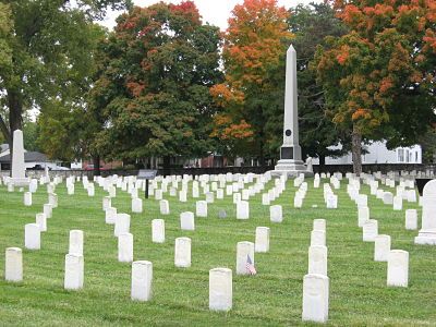 Elias Wallick is buried in the Winchester National Cemetery