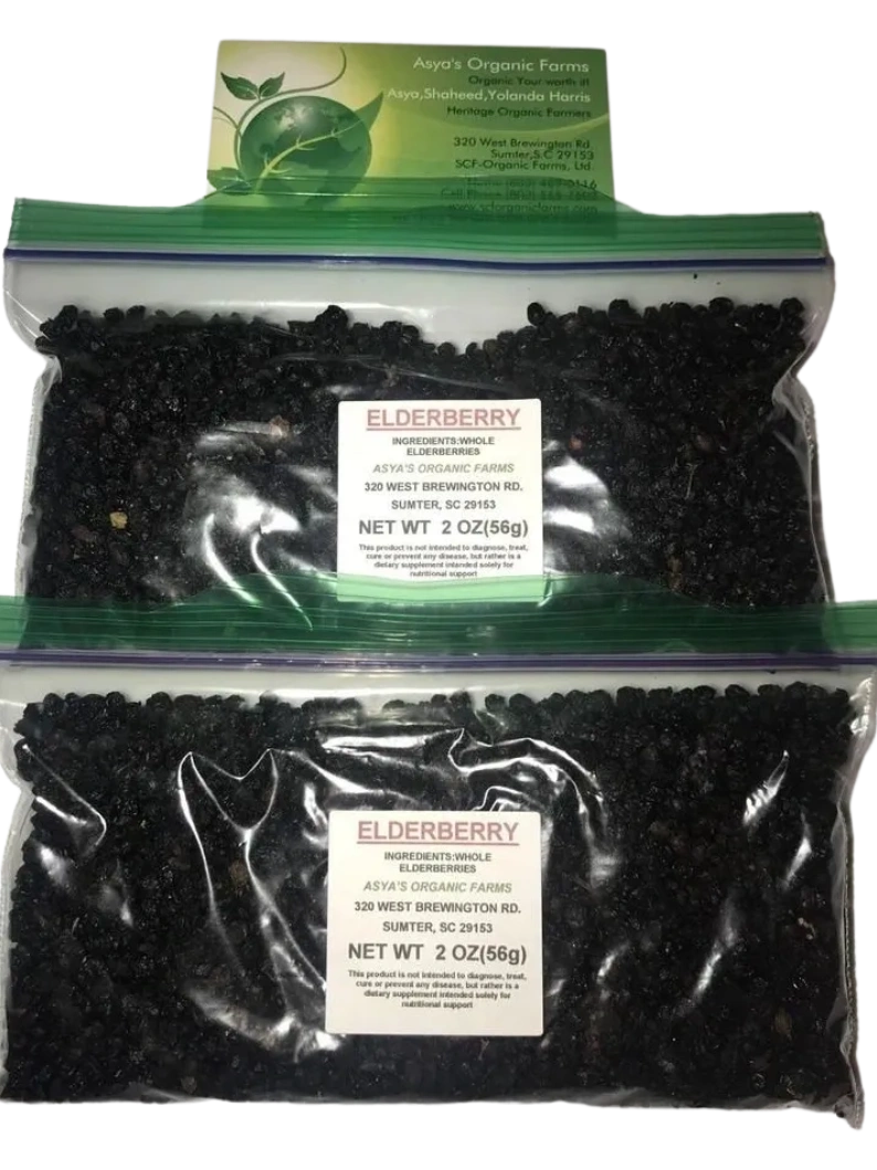 Organic Elderberry Tea/Dried Berries