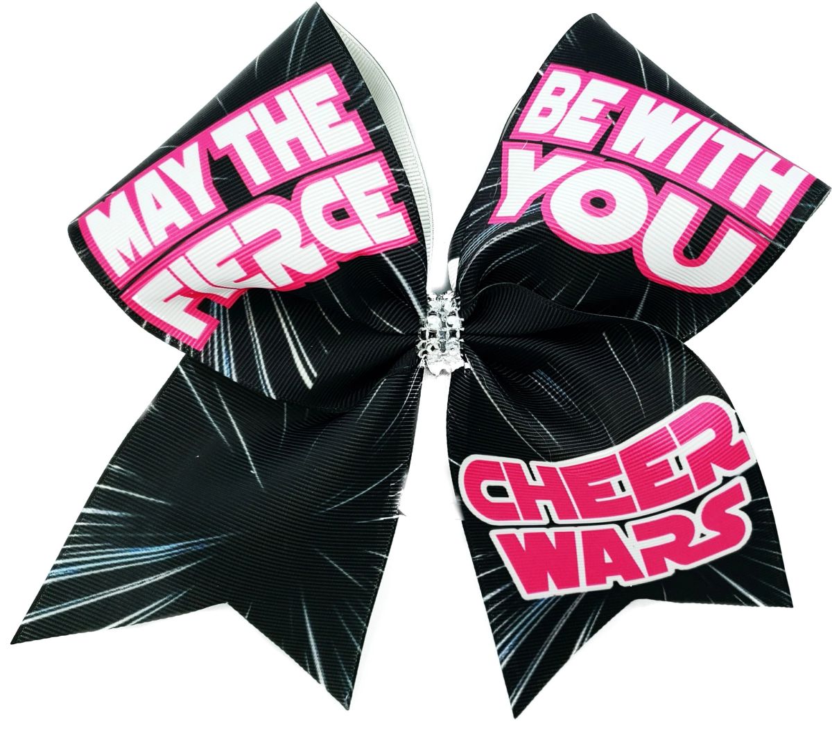 May The Fierce Be With You Cheer Wars Cheer Bow