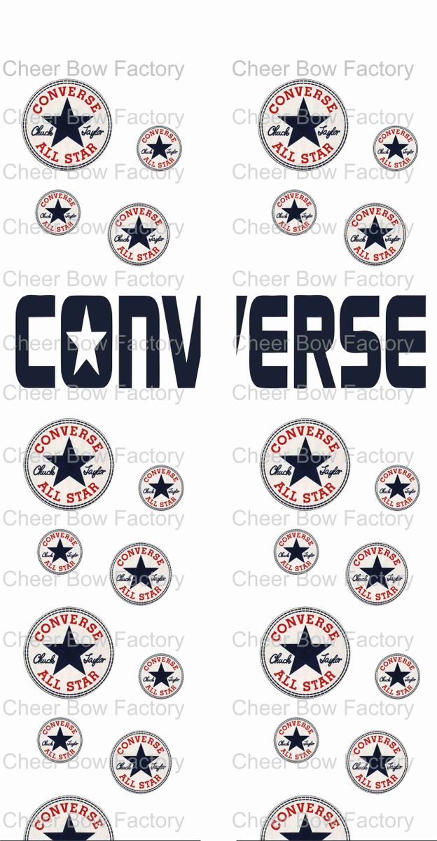 Converse Cheer Bow Graphic Sheet