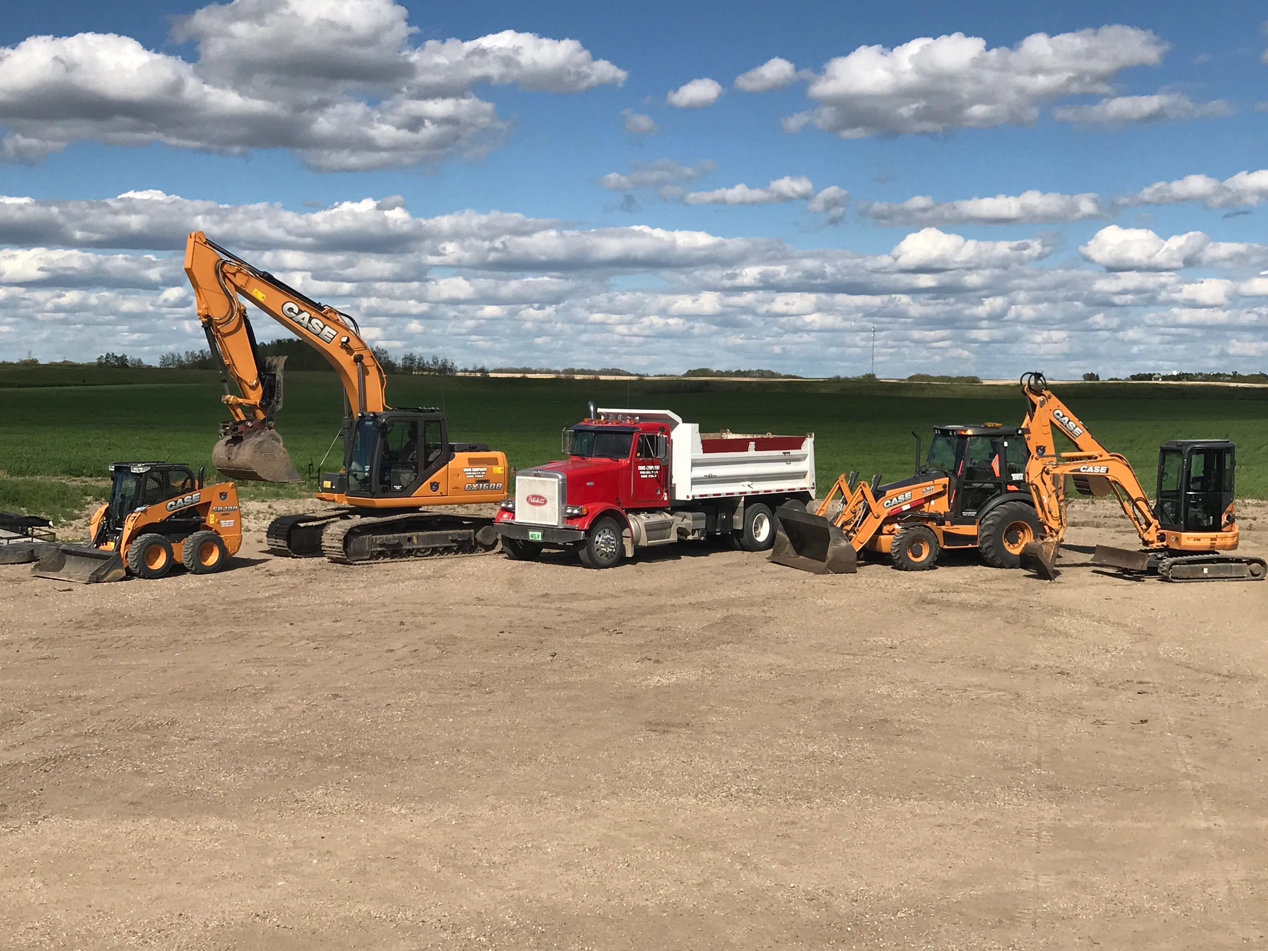 Ennis Equipment Ltd Excavation in Wolseley