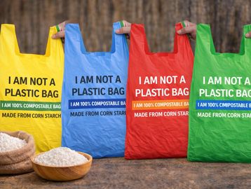Sustainable packing solution replacing harmful single-use plastic bags